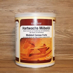 СКИДКИ ХИТ! Масло для мебели Hard Furniture Oil Mobiloil с повышенной твердостью бесцветное 1 л прозрачный для внутренних работ Borma 4902