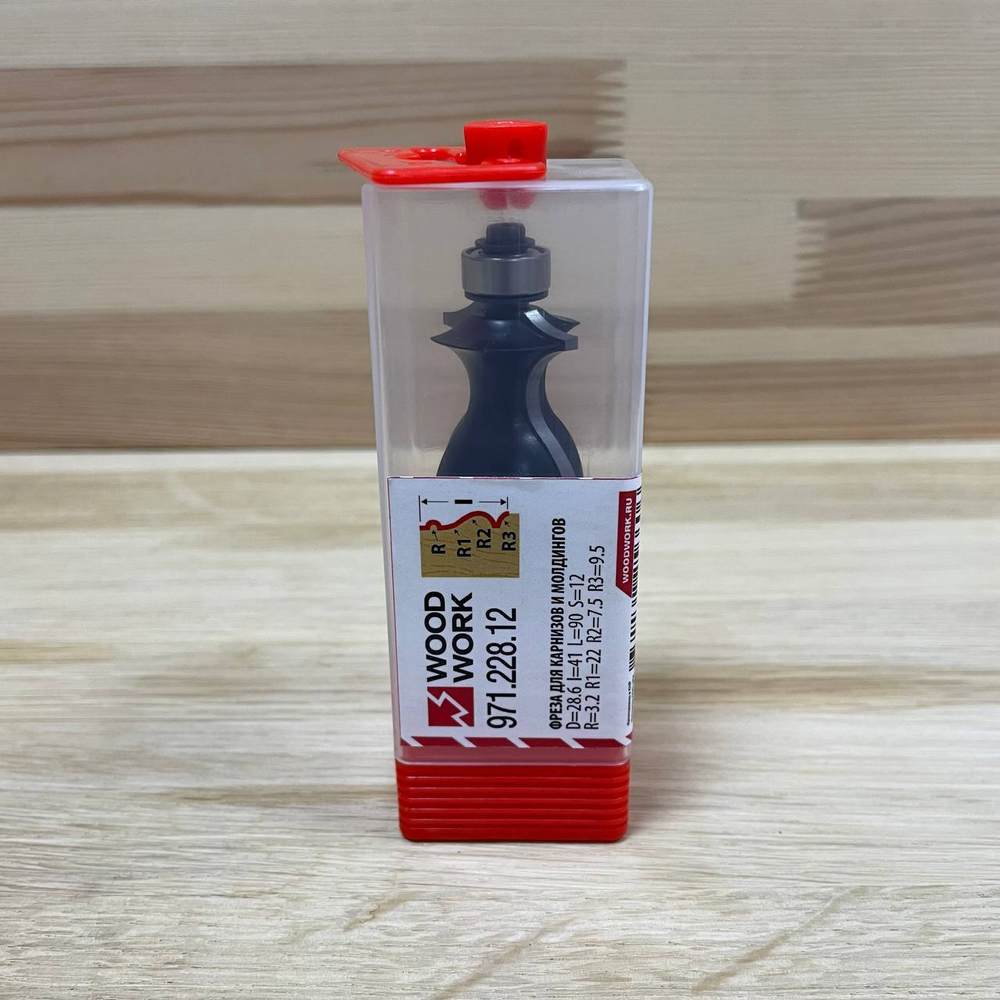 ХИТ! Фреза для карнизов и молдингов D 28,6 I 41 L 90 S 12 Woodwork 971.228.12