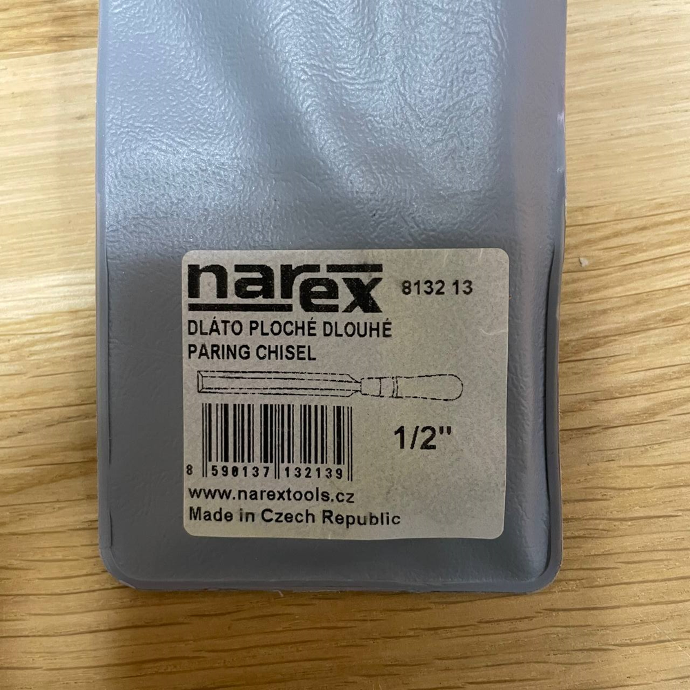 Стамеска плоская удлиненная 13 мм (1/2") с ручкой Narex WOOD LINE PLUS 8132 13 813213