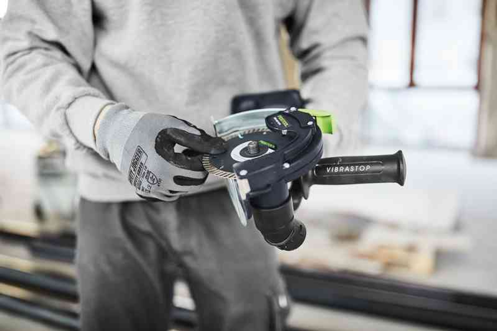 Аккумуляторная алмазная ручная отрезная система с УШМ FESTOOL DSC-AGC 18-125 FH EB-Basic 576829