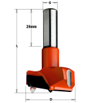 Сверло HW для присадочного станка 20 x 57,5 Z2/2 S 10 x 26 RH CMT 317.200.11