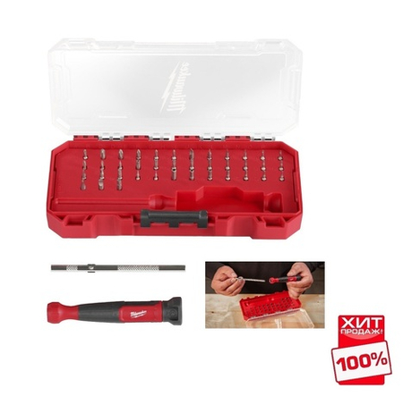 ХИТ! Отвертка прецизионная 39 в 1 в кейсе MILWAUKEE 4932498177