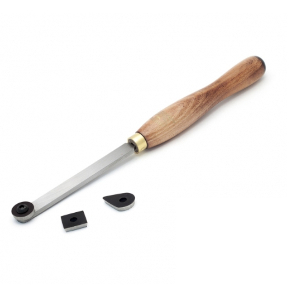Резец токарный Crown HSS Scraper Multi-Tip с тремя насадками, рукоять 216 мм 268W М00012456