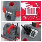 Новинка! Пылесос бытовой Starmix FLEXO APL 20-14 1,4 кВт, 20 л, класс L, Многофункциональный, Функция выдува воздуха, система очистки фильтра, возможность работы без мешка, для мастерской, гаража, стройки 110165