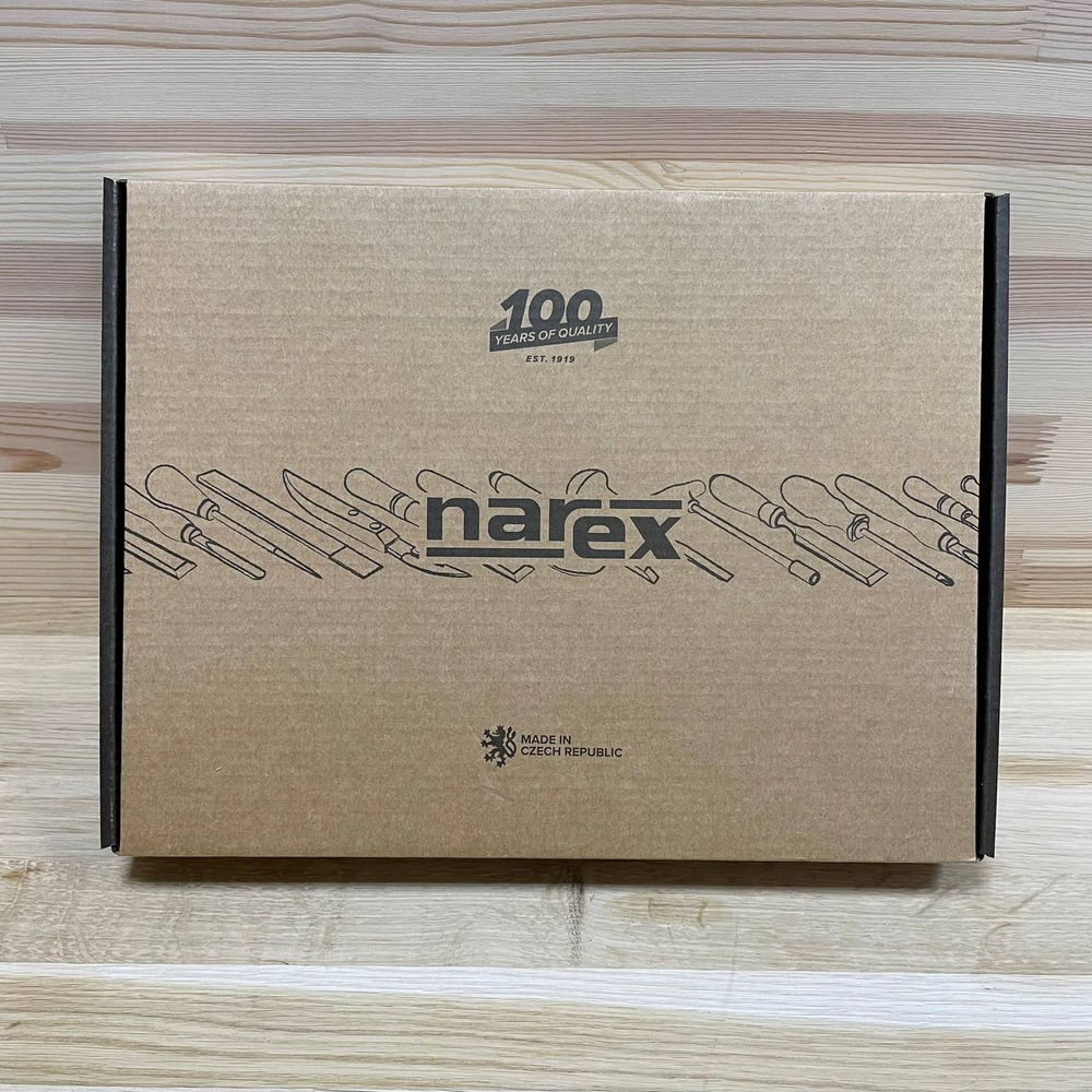 ХИТ! Набор столярных стамесок (долото) Narex в деревянном кейсе 6 шт (6, 10, 12, 16, 20, 26 мм) WOOD LINE PROFI 853055