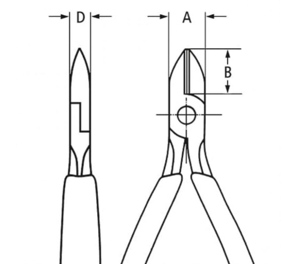 АКЦИЯ ВЕСНА 2026! Бокорезы 125 мм для электромеханика (Кусачки боковые) KNIPEX хром, обливные ручки, для мягкой и жесткой проволоки, рояльной струны KN-7603125