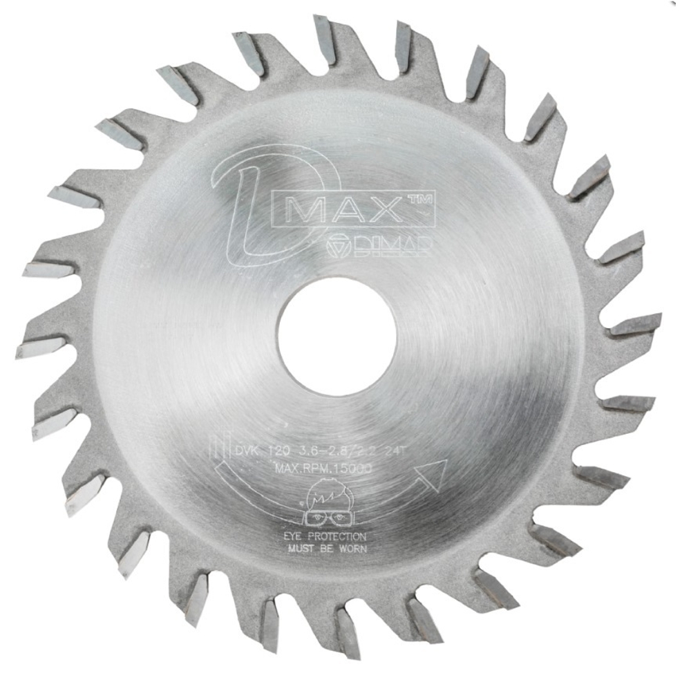Пила подрезная коническая D120 x 22 x 2,8-3,6 Z24 двойной ресурс Dimar 95600534