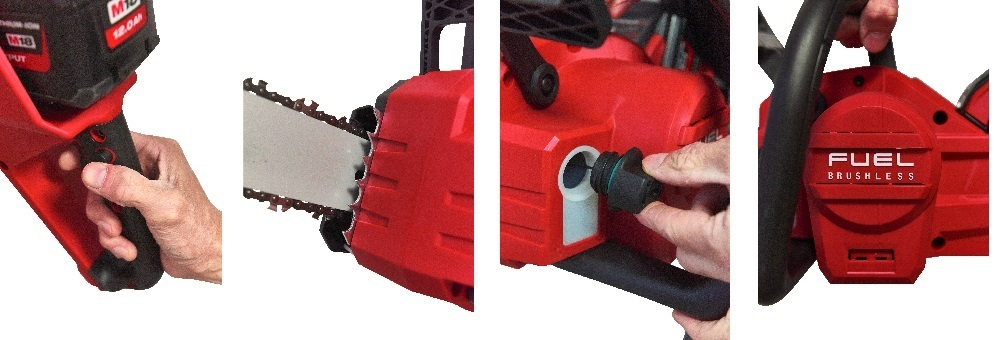 КОМПЛЕКТ! M18 FUEL FCHS35-122 Аккумуляторная цепная пила FCHS35-0, Два Аккумулятора M18 HB12.0 Ач, Быстрое зарядное устройство M12-18 FC Milwaukee 4933479679