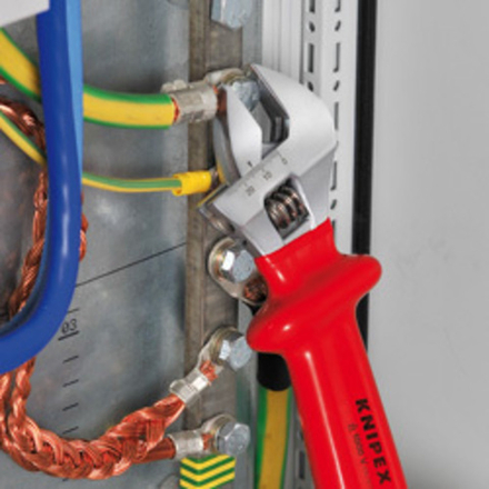 Ключ разводной VDE 260 мм, зев 30 мм, диэлектрический 98 07 250 KNIPEX KN-9807250