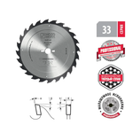 Новинка! Диск пильный профессиональный Woodwork 315 х 3.2 х 30H Z=24T A=15º ATB продольное пиление 33.315.24