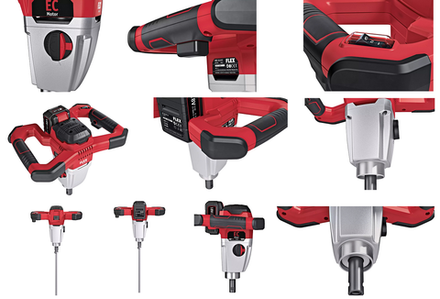 Новинка! Комплект FLEX MXE 18.0-EC/5.0 Set + WR2 120 Аккумуляторный 2 - скоростной миксер с 3 - уровневым переключателем скорости 18 В, 2 аккумулятора 5.0 Ah, зарядное устройство CA 10.8/18.0 495972