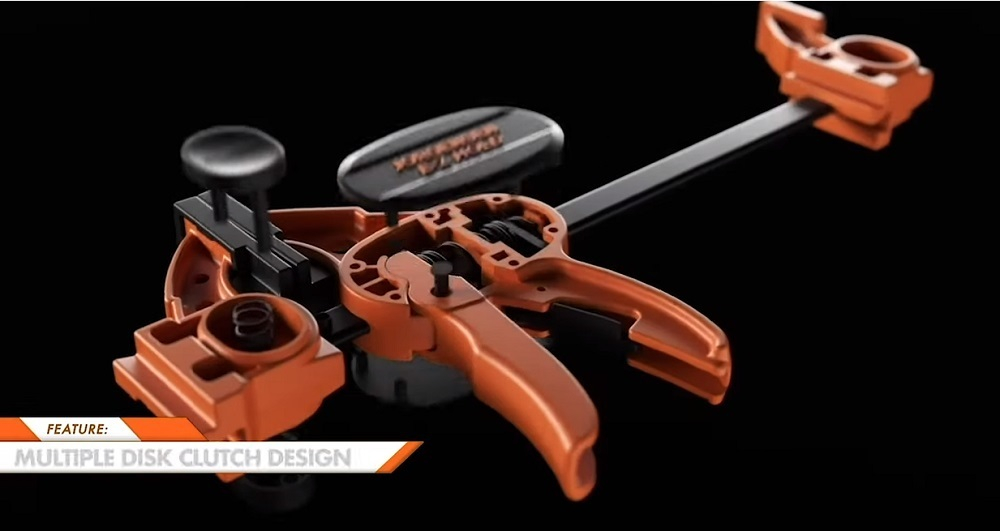 ХИТ! Струбцина быстрозажимная Medium Duty E-Z HOLD 450 х 84 мм для средних и лёгких условий эксплуатации PONY JORGENSEN 33418