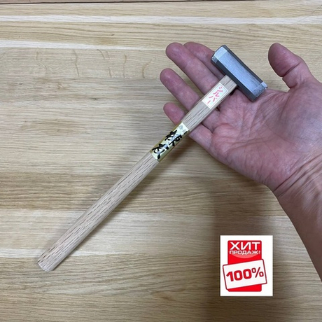 ХИТ! Молоток слесарный японский Miki Tool 8 - гранный, твёрдосплавный боёк, 115 г / 300 мм Двусторонний М00021209