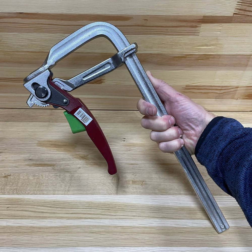 ХИТ! Струбцина быстрозажимная с трещоточным (храповым) механизмом Pal 30 х 12 см 4000N Piher М00006510