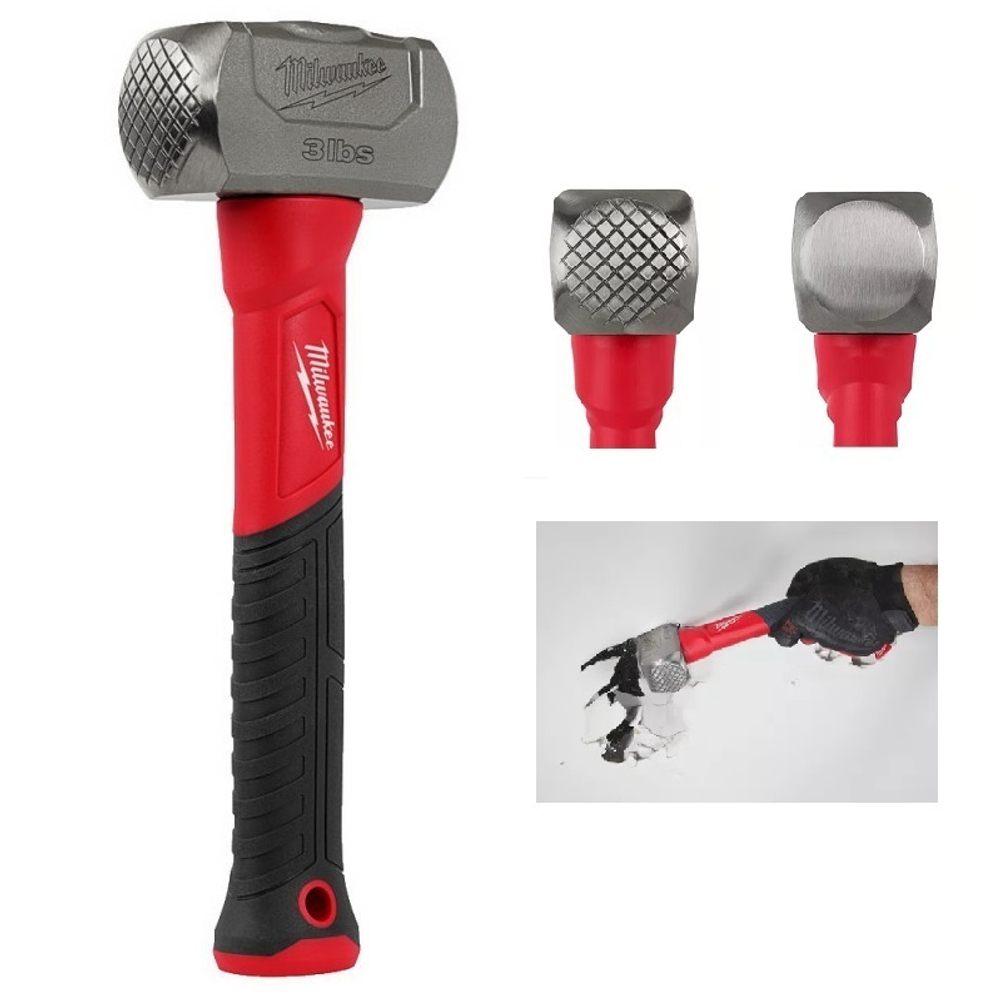 ХИТ! Кувалда две грани 1,36 кг Milwaukee 3LBS 4932478255