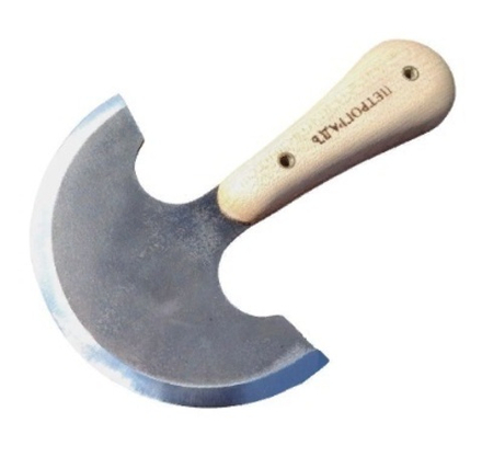 Нож раскроечный ПЕТРОГРАДЪ модель 1 двусторонняя заточка в чехле М00018055