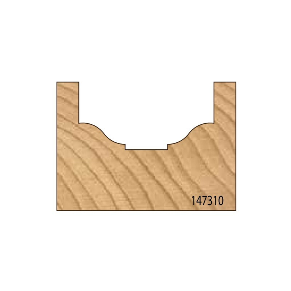 Фреза римский профиль и ступенька врезная DIMAR 30,2 x 15,1 х 53,2 х 12 R5,9 1473109
