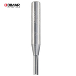 Фреза пазовая Z2 для пластика D 6,35 x 25,4 L 64 хвостовик 6,35 DIMAR 1870324