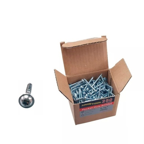 Саморезы оцинкованные MAXI-LOC 1 - 1/4 дюйм 32 мм 250 шт. Uniqtool UTS-MML-250