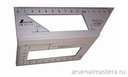 ХИТ! Шаблон угловой трехмерный Shinwa 169 х 63 х 73 мм 62113 М00003452