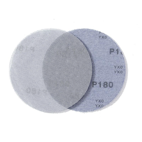 Новинка! Шлифовальные круги 50 шт Sunmight SUN NET Ceramic X713T 150 мм P180, на липучке, сетка 35110-50