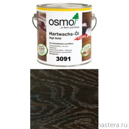 Цветное масло с твердым воском "Эффект серебро" Osmo 3091 Серебро 2,5 л Hartwachs-Оl Effekt Silber/Gold слабо пигментированное для внутренних работ Osmo-3091-2.5 10300072