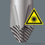 АКЦИЯ WERA! Отвертка диэлектрическая крестовая Pozidriv Kraftform Plus 165 i PZ VDE, PZ 3 / 150 мм, 006166 WERA WE-006166