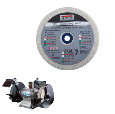 Новинка! Круг для точила 300 х 50 х 32 мм, 60G, белый для IBG-12 JET PG300.01.060