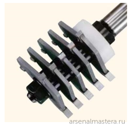 Набор для многошипового соединения с хвостовиком 12 мм (Фреза прямой шип для ящиков D47,6 B36) WPW FJ50002