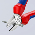 Кусачки боковые 140 мм (БОКОРЕЗЫ) хром, 2-комп ручки 70 05 140 KNIPEX KN-7005140
