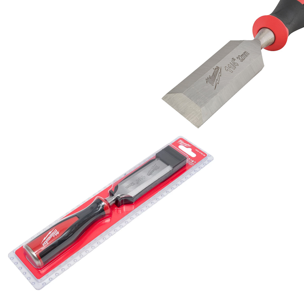 Новинка! Стамеска плоская 1 1/4" 32 мм Milwaukee 4932479896
