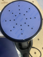 Шлифовальные круги 50 шт CERAMIC L712T 225 мм на липучке 24 отверстия P 240 Sunmight 78012-50
