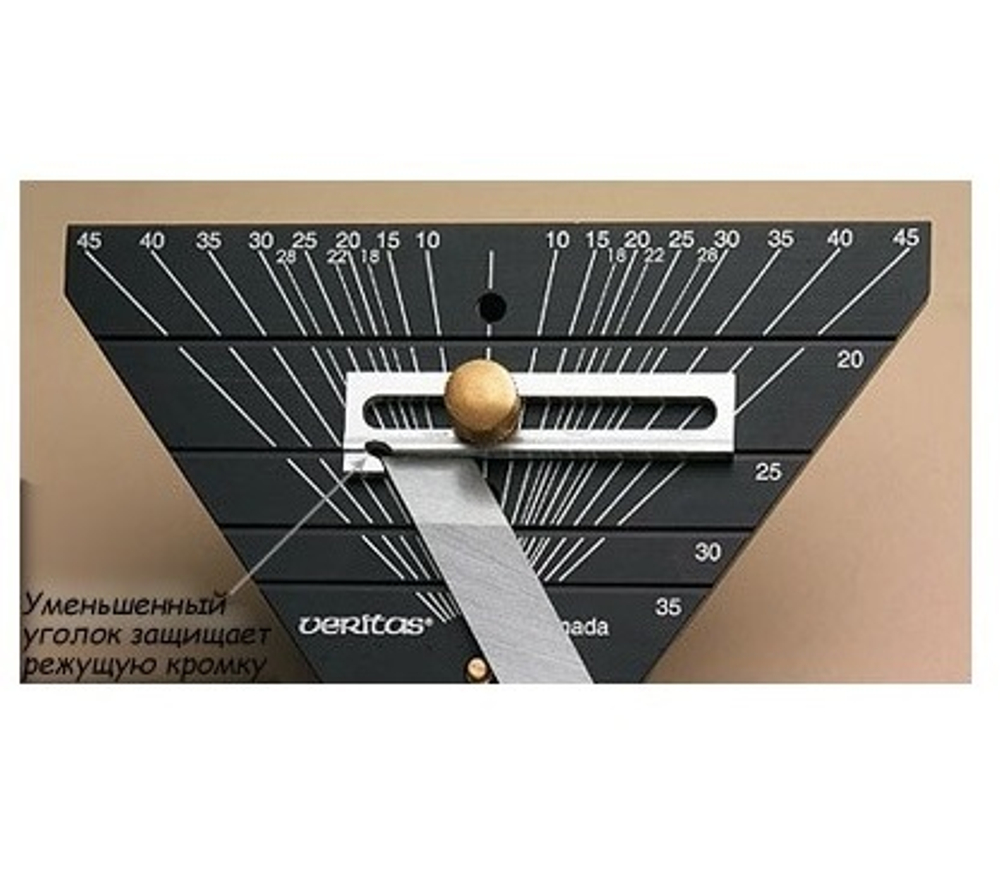 ХИТ! Прижим Veritas Skew Registration Jig для точилки Veritas Mk.II Honing Guides 05M09.03 М00003849