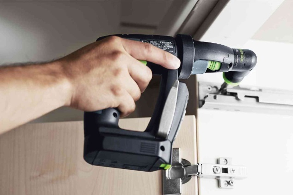 ХИТ! Аккумуляторная дрель-шуруповёрт FESTOOL CXS 10,8 В 2,6-Set с 2 шт Аккумуляторами, Устройством быстрозарядным ПЛЮС Насадка угловая 576093