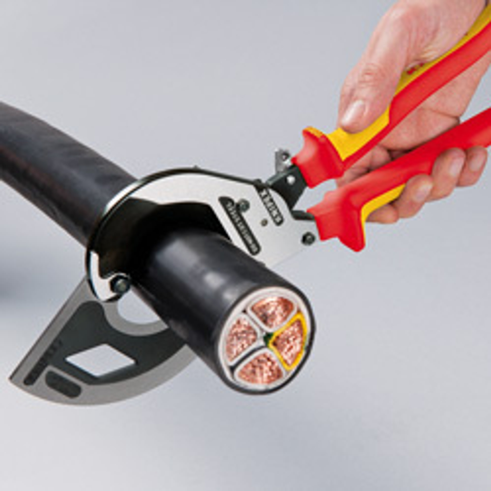 Кабелерез 320 мм с трещоткой, 60 мм (600 мм2, MCM 1200) 95 32 320 KNIPEX KN-9532320