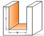 ЛЕТОМ НИЖЕ ХИТ! Фреза спиральная монолитная 8 x 32 x 80 Z2/2 S8 RH дерево. ДСП, МДФ, OSB, пластик, ламинат CMT 190.080.11