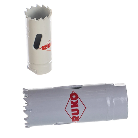 Коронка биметаллическая RUKO HSS Co 8% 20 мм, для сверления отверстий в черных и цветных металлах, пластике 126020