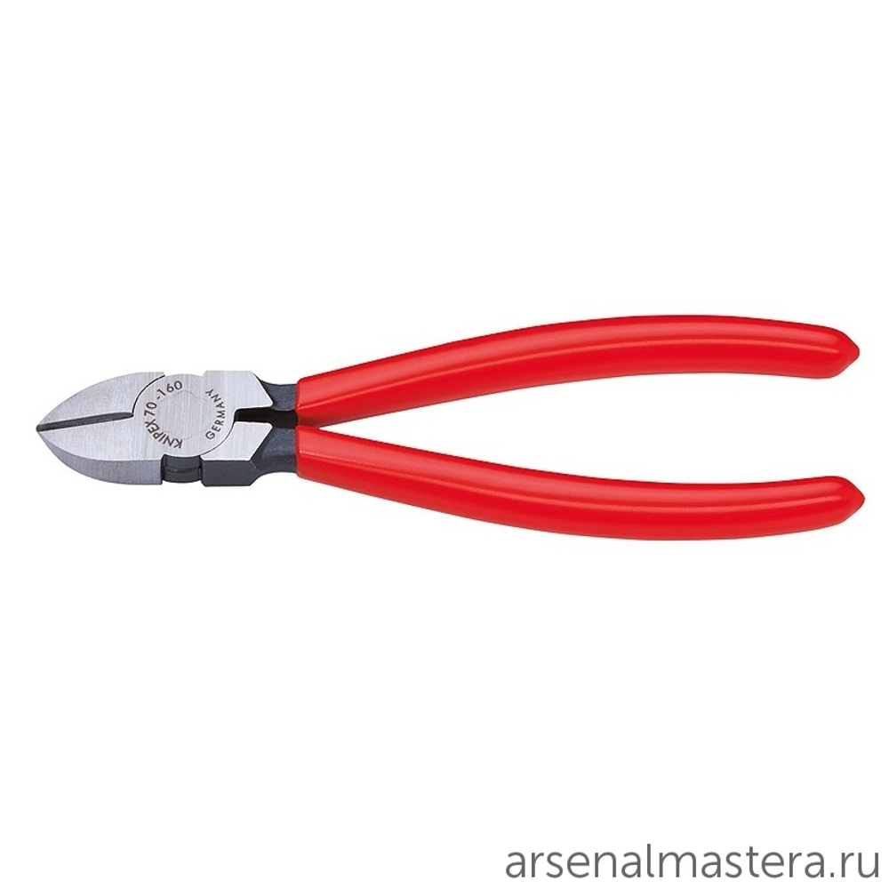 Бокорезы 160 мм, фосфатированные, обливные ручки, 70 01 160 KNIPEX KN-7001160