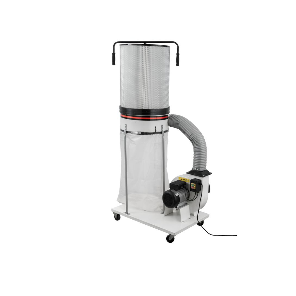 Новинка! Вытяжная установка мощная / Стружкоотсос JET DC-1200CK-T 380 В 1,5 кВт, объем 150 л, 2-микронный фильтр со встроенной системой самоочистки 10000078T