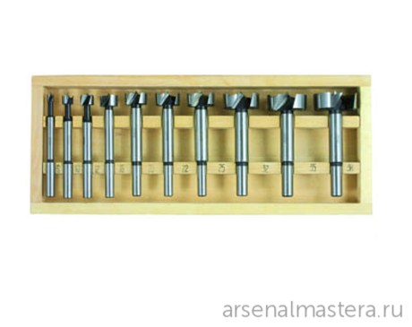 ХИТ! Свёрла Форстнера 6-10-12-16-20-22-26-32-35-38 мм 10шт 706035 М00003139