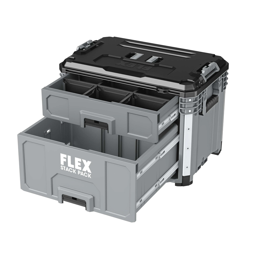 Новинка! Кейс с двумя выдвижными ящиками ударопрочный STACK PACK TKL SP 2DB FLEX 533240