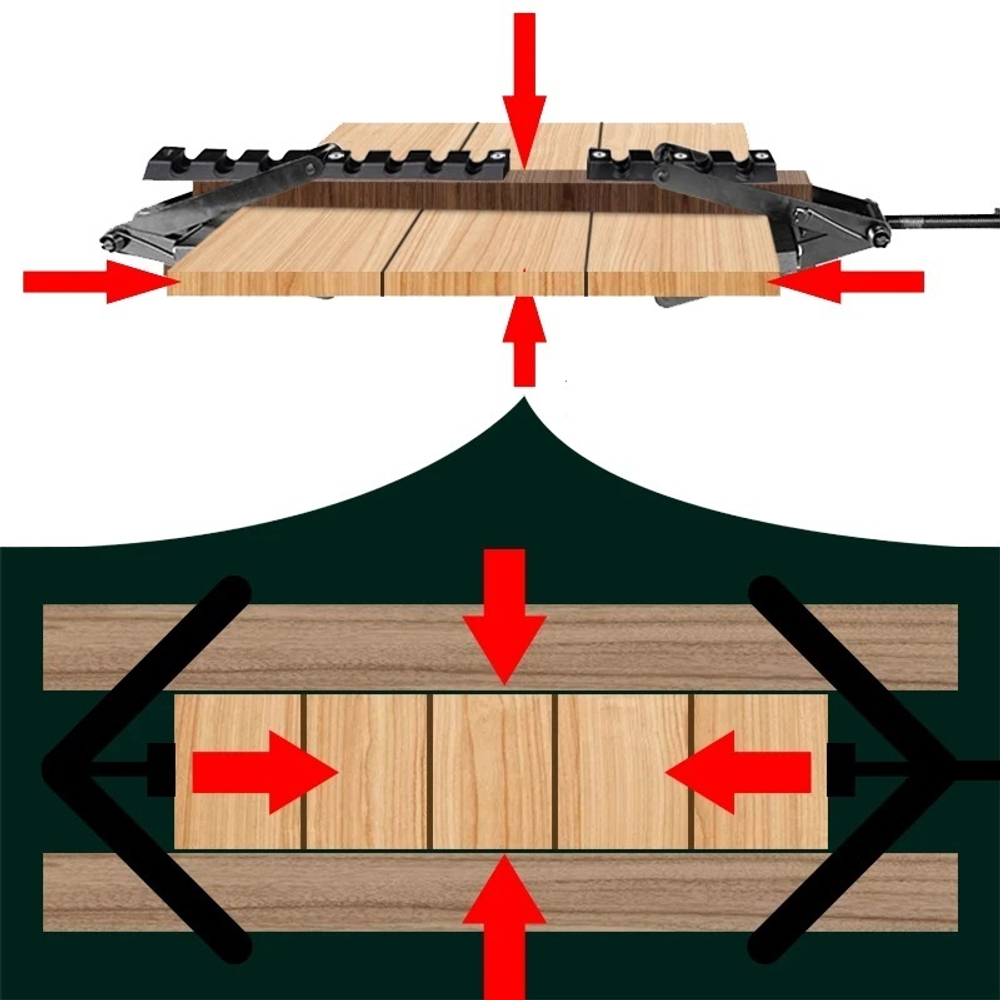 ХИТ! Вайма для склеивания щитов для полок толщиной до 6 дюймов Woodwork CLM-100