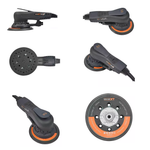 Новинка! Электрическая эксцентриковая бесщеточная шлифмашинка ручная 220V / 50Hz 350W, Диск 150 мм Ход 5 мм, магнитный тормоз MAXXT MOS350C-150-5.0