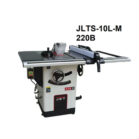 Новинка 2025! Циркулярная пила по дереву JET JLTS-10L-M 2,0 кВт 220В, Диск 254/15,88 и 30 мм, Диск Dado 200/15,88 мм JR007