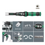 АКЦИЯ ВЕСНА 2026! Динамометрический ключ регулируемый с трещоткой и реверсом WERA Click-Torque X 1 для насадок 9 x 12 мм, 2.5-25 Нм, длина 283 мм, левая / правая резьба WE-075651