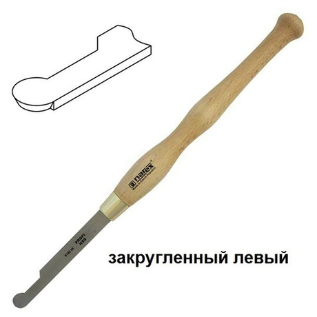 ЦЕНЫ НИЖЕ! Резец токарный HSS Line Profi 18 мм внутренний радиусный закругленный левый NAREX 818256