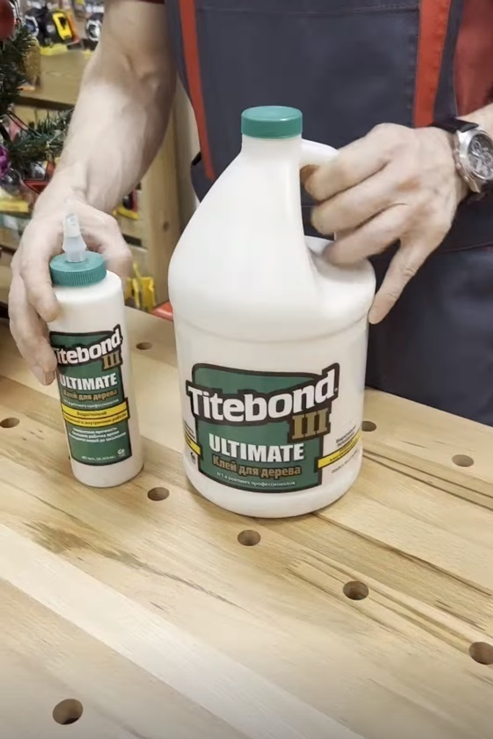 ВМЕСТЕ ДЕШЕВЛЕ ХИТ! Клей Titebond III Ultimate Wood Glue 3,8 л 1416 ПЛЮС Клей Titebond III Ultimate Wood Glue 473 мл 1414 N013-2AM