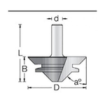 Фреза Dimar сращивание 90 и 180 гр D 44,5 x 20 хвостовик 12 MOQ_S 1490069