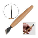 Новинка! Стамеска японская для резьбы по дереву Miki Tool Seigen N 13, косая РК, 15 мм М00019870