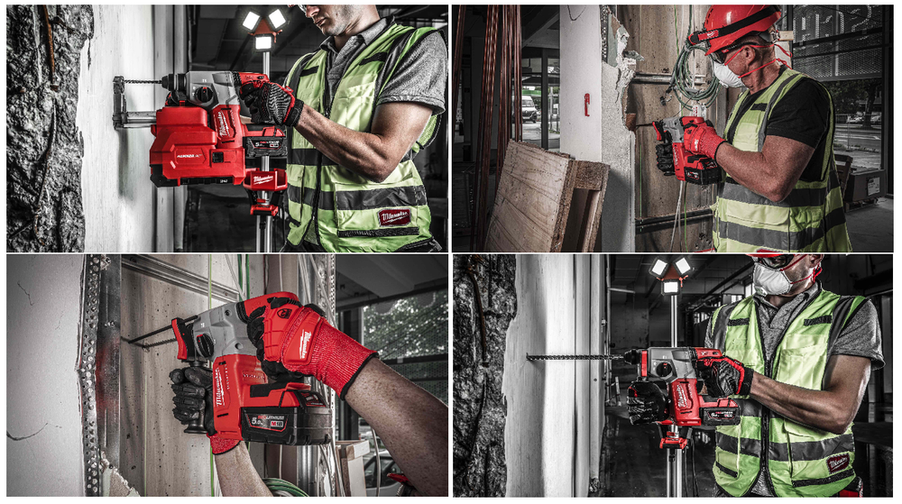 Новинка! Легкий старт: Аккумуляторный перфоратор Milwaukee M18 BLH-0 4933479426
